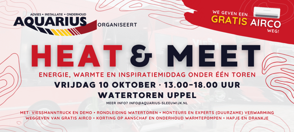 Heat & Meet oktober 2025 | Installatiebedrijf Aquarius